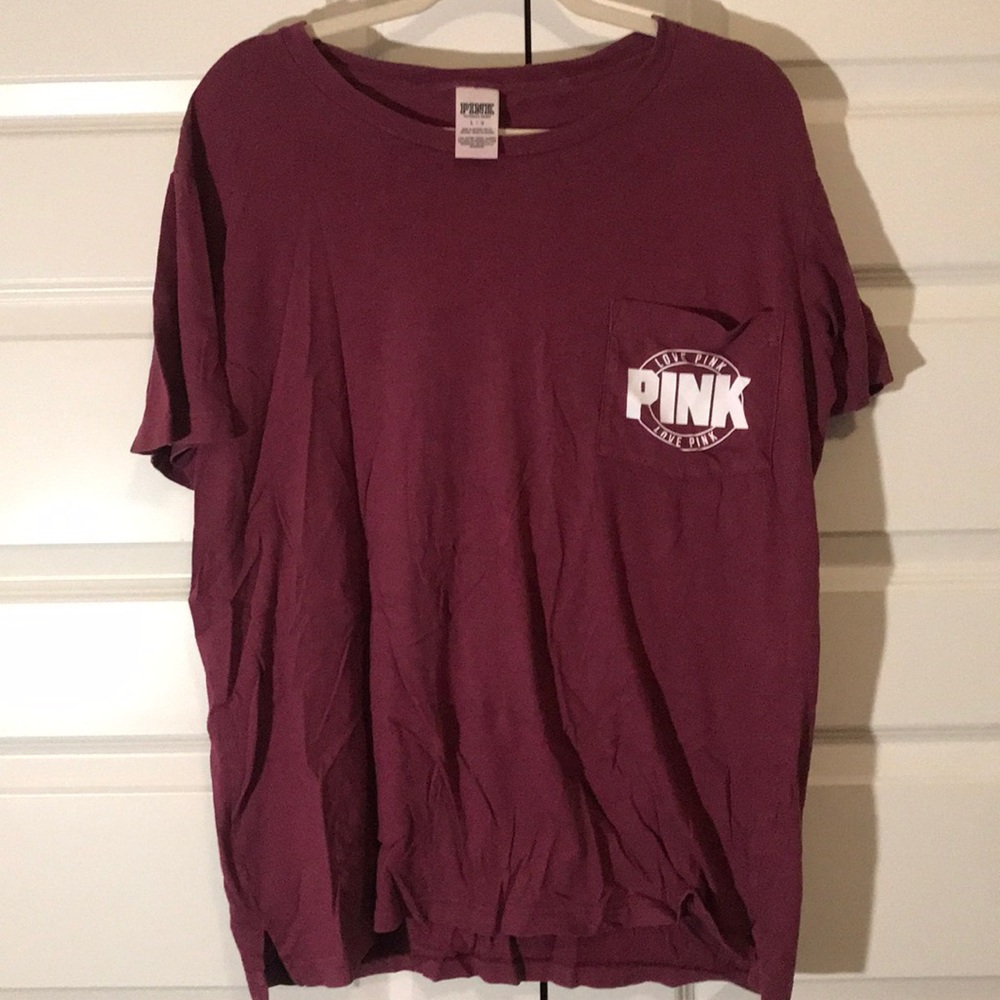 PINK Maroon Frocket Shirt